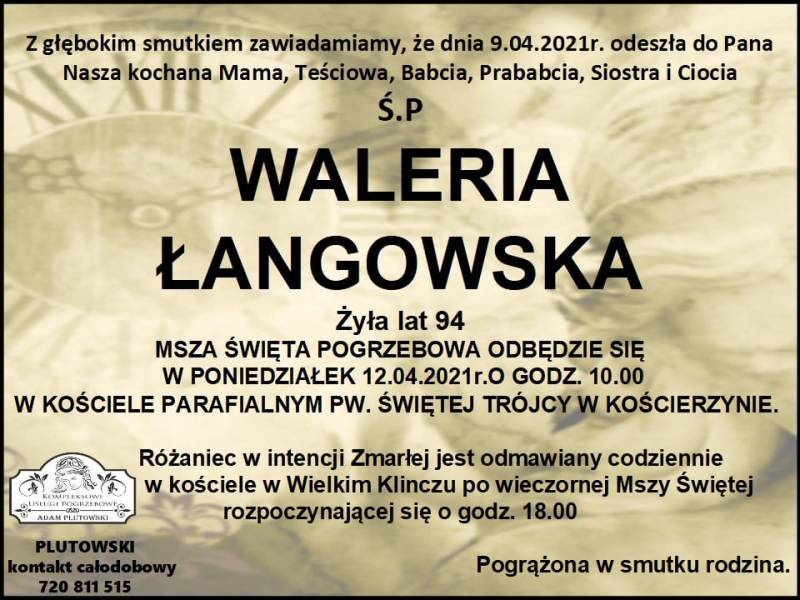Waleria Łangowska