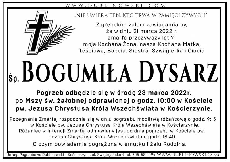 Bogumiła Dysarz