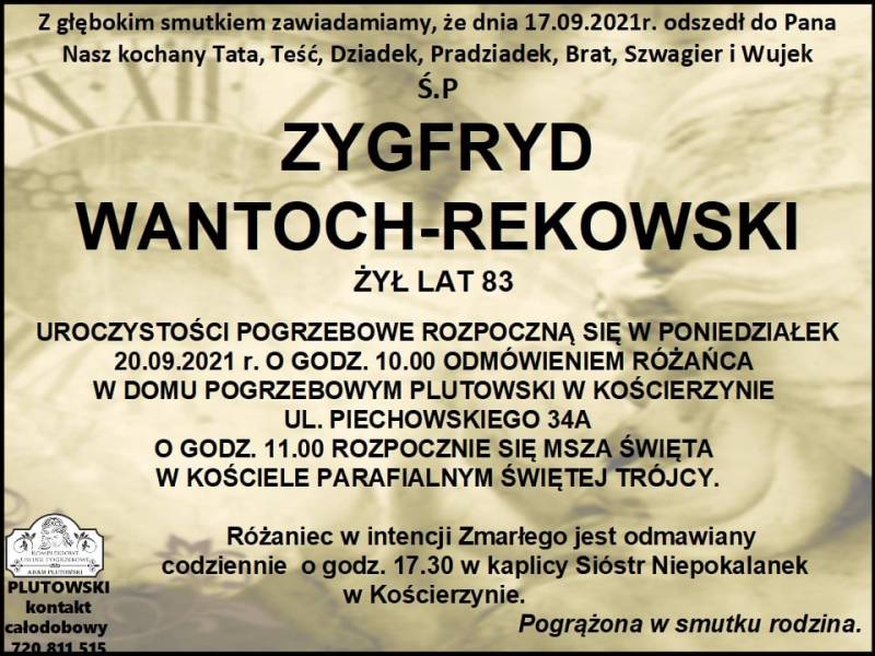 Zygfryd Wantoch - Rekowski