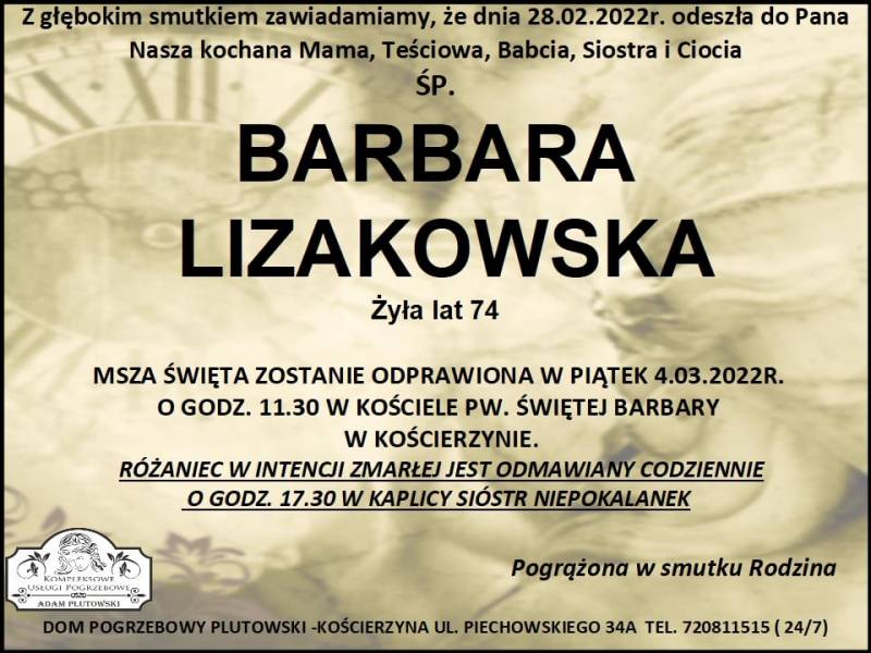 Barbara Lizakowska