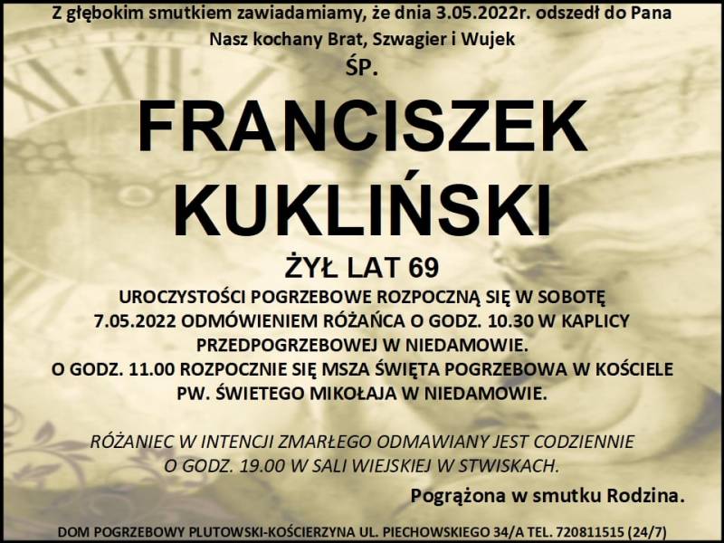 Franciszek  Kukliński