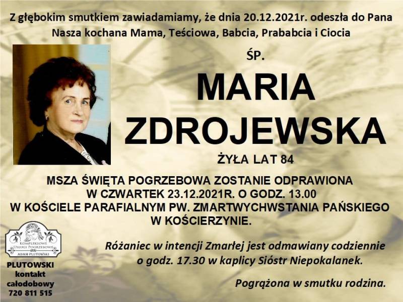 Maria Zdrojewska
