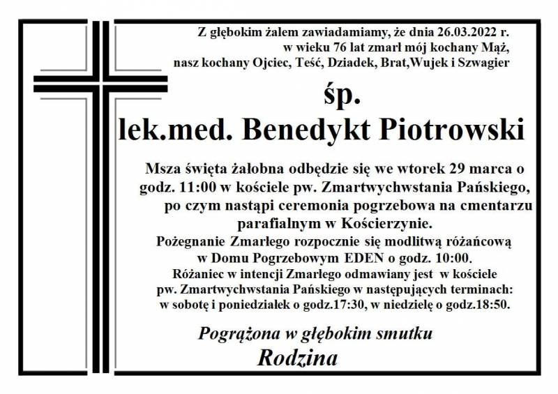 Benedykt  Piotrowski