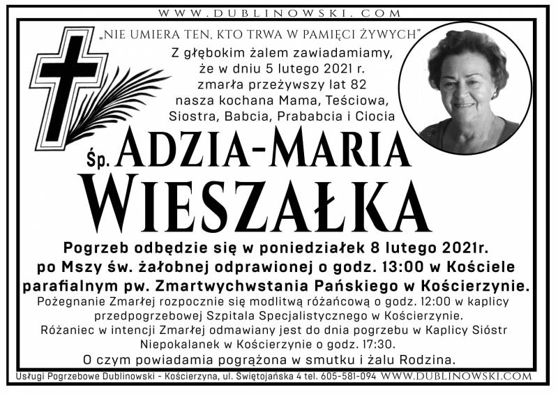 Adzia - Maria Wieszałka