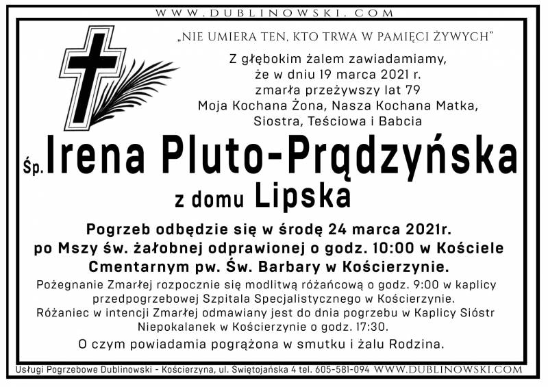 Irena Pluto - Prądzyńska