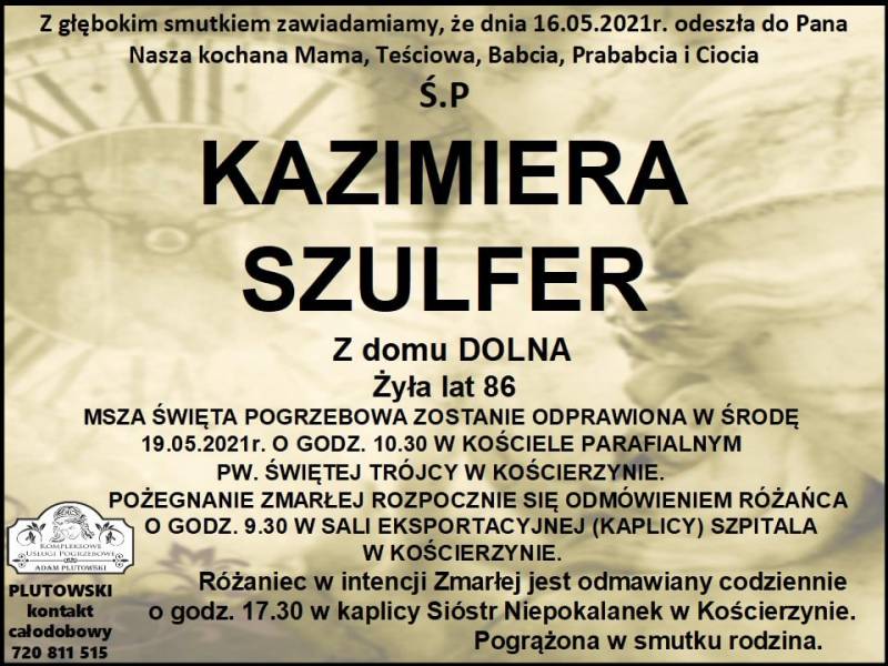 Kazimiera Szulfer