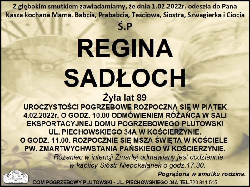 Regina Sadłoch