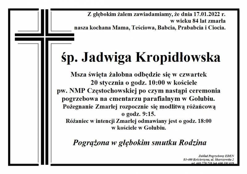 Jadwiga Kropidłowska