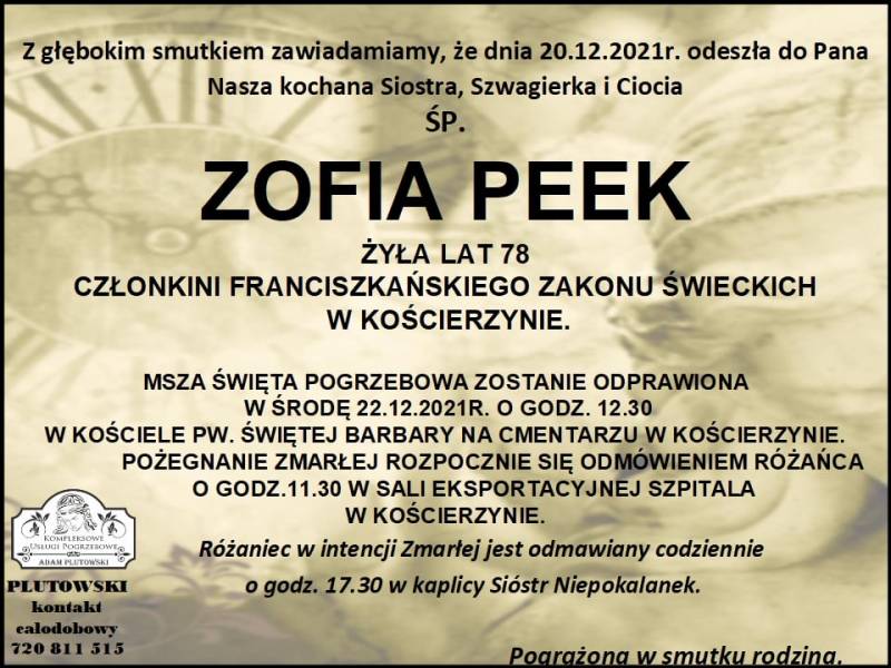 Zofia Peek