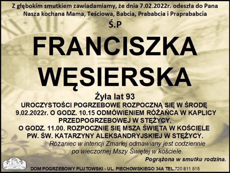 Franciszka Węsierska
