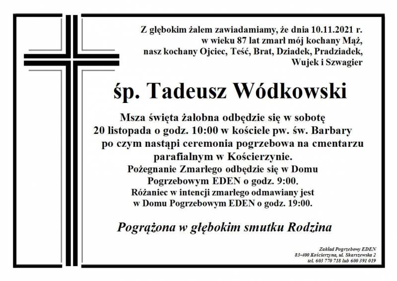 Tadeusz Wódkowski