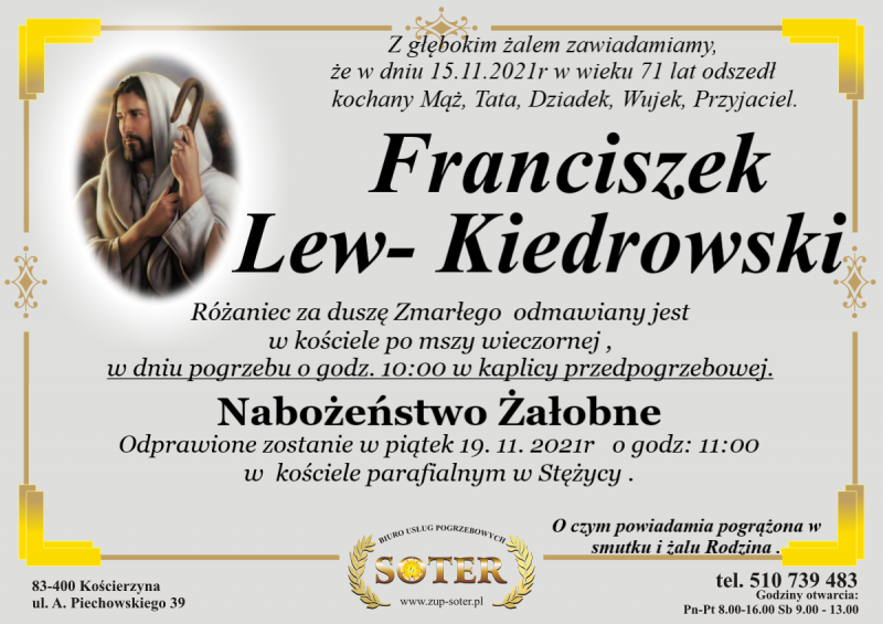 Franciszek Lew - Kiedrowski
