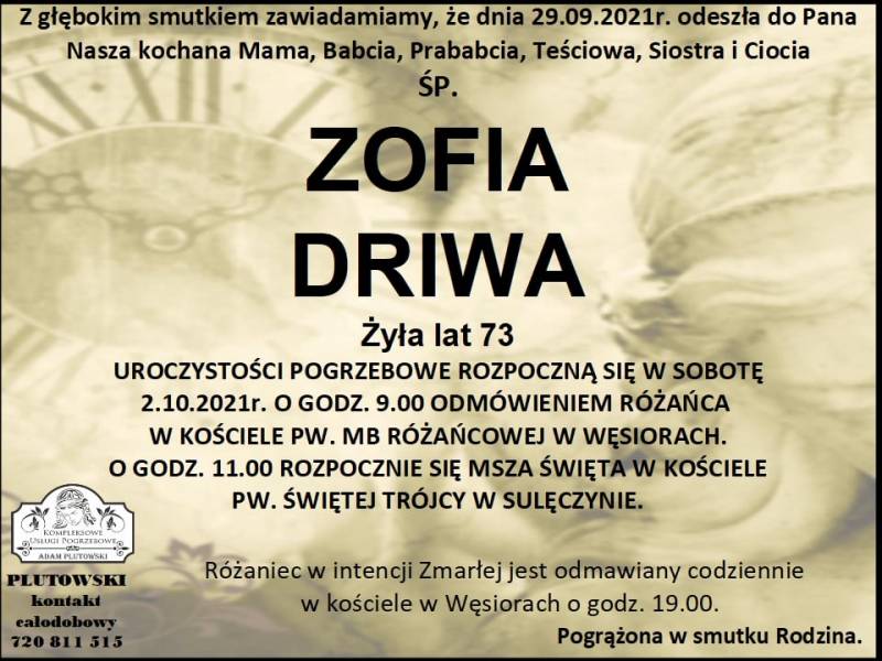 Zofia Driwa