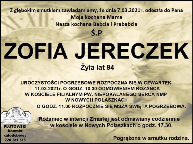 Zofia Jereczek