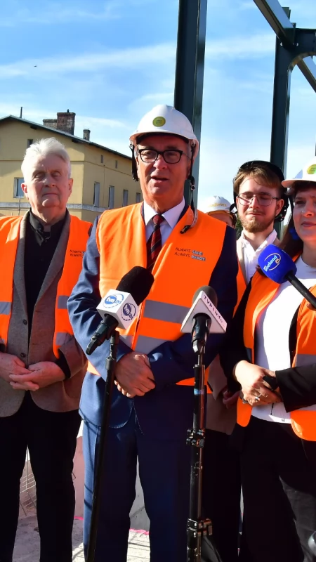 Marszałek Sejmu Włodzimierz Czarzasty w Kościerzynie i Będominie
