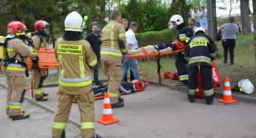 Ewakuacja w urzędzie i szkole w Nowej Karczmie - gminne ćwiczenia obronne
