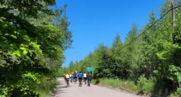 Rajd rowerowy z Czwórką - wspólne kręcenie kilometrów dla Kościerzyny