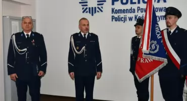 Pożegnanie podinsp. Michała Domerackiego ze służbą w policji