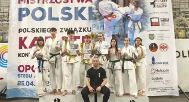 Zawodnicy z Kościerzyny z medalami na Mistrzostwach Polski Karate Kontaktowego