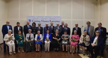 Złote Gody w Nowej Karczmie. Pary uhonorowane medalami Prezydenta RP