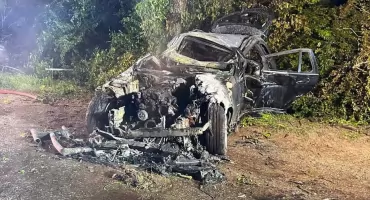Śmiertelny wypadek. Zginął w płonącym samochodzie