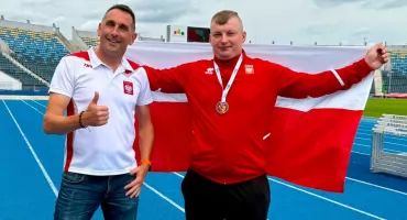 Łukasz Walczak z Olimpijczyka Skorzewo z dwoma medalami Mistrzostw Europy