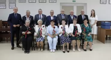 Złote Gody w gminie Kościerzyna. Dziewięć par odebrało medale za 50 lat małżeństwa