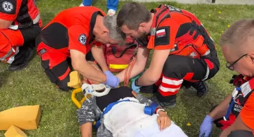 Nietypowa akcja w szpitalu. Zjawiła się policja, straż pożarna i wojsko!