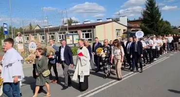 Gminno-parafialne dożynki w Trzebuniu w gm. Dziemiany