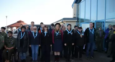 Dwa spotkania, kilka pokoleń. Kościerscy harcerze wrócili do wspólnych wspomnień